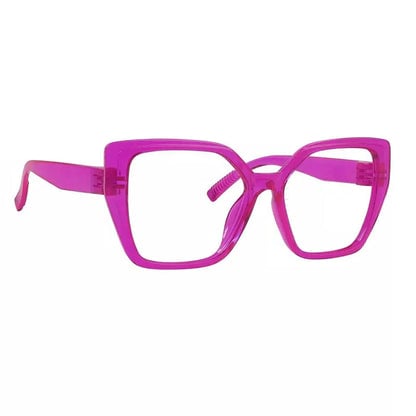 30% Blue Light Blocking Glasses Oversized Metalless Women R2314-B15