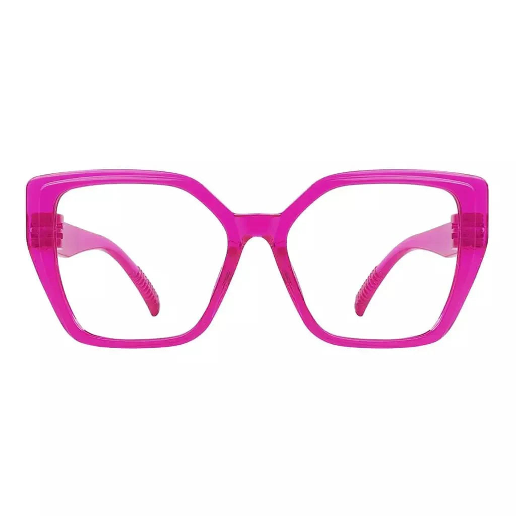 Eyeglasses Oversized Metalless Screwless Spec Women Zero Power