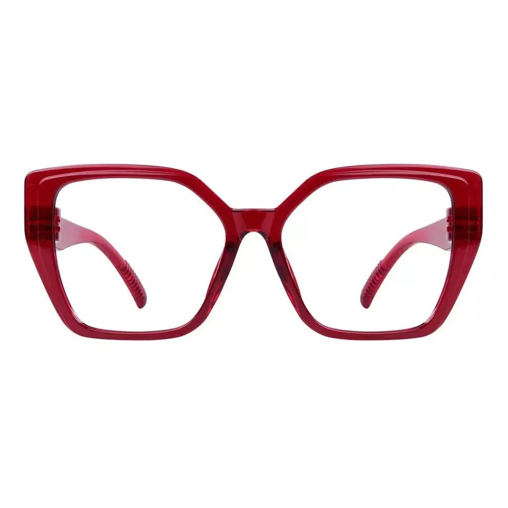Eyeglasses Oversized Metalless Screwless Spec Women Zero Power