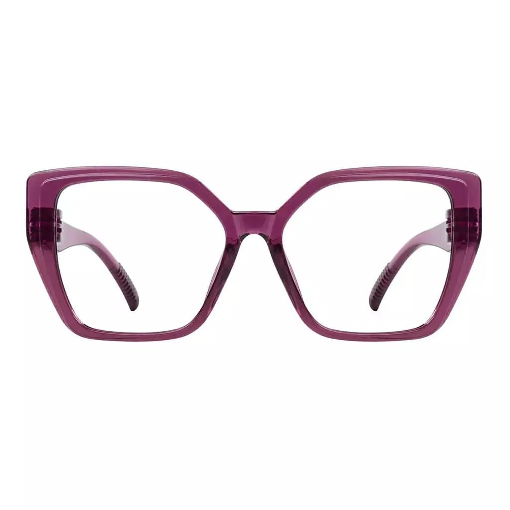 Eyeglasses Oversized Metalless Screwless Spec Women Zero Power