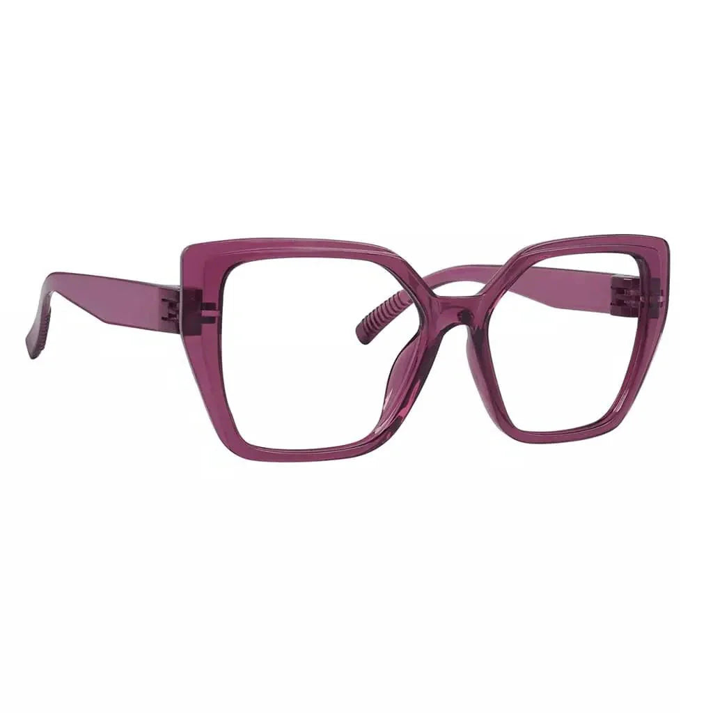 Eyeglasses Oversized Metalless Screwless Spec Women Zero Power