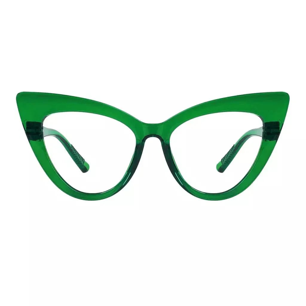 30% Blue Light Blocking Glasses Cat-eye Metalless Eyewear R2318-B15