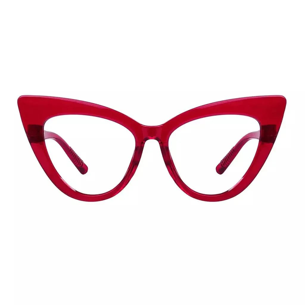 30% Blue Light Blocking Glasses Cat-eye Metalless Eyewear R2318-B15