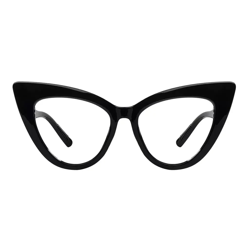 30% Blue Light Blocking Glasses Cat-eye Metalless Eyewear R2318-B15