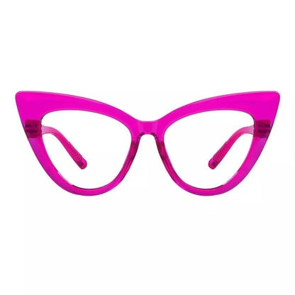 30% Blue Light Blocking Glasses Cat-eye Metalless Eyewear R2318-B15