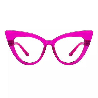 30% Blue Light Blocking Glasses Cat-eye Metalless Eyewear R2318-B15