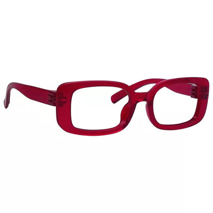 Eyeglasses Rectangle Metalless Screwless Spec Women Men Zero Power