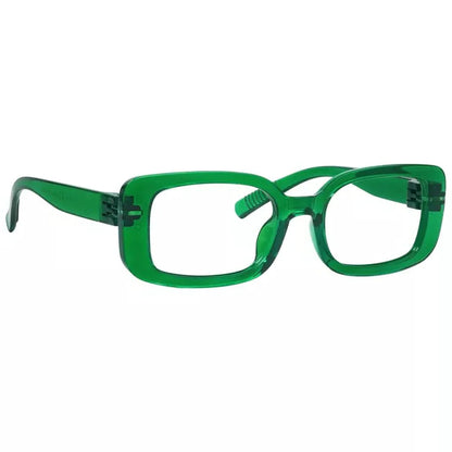 Eyeglasses Rectangle Metalless Screwless Spec Women Men Zero Power