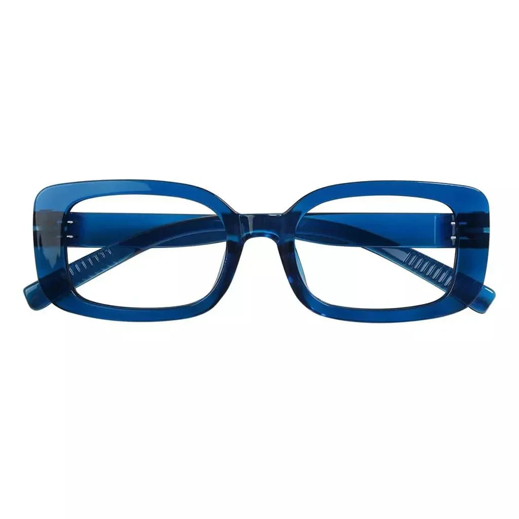 Eyeglasses Rectangle Metalless Screwless Spec Women Men Zero Power