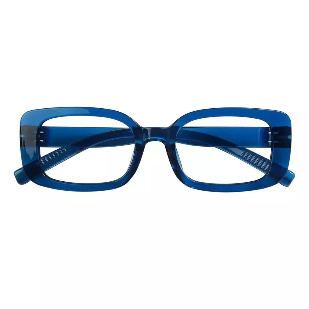Eyeglasses Rectangle Metalless Screwless Spec Women Men Zero Power