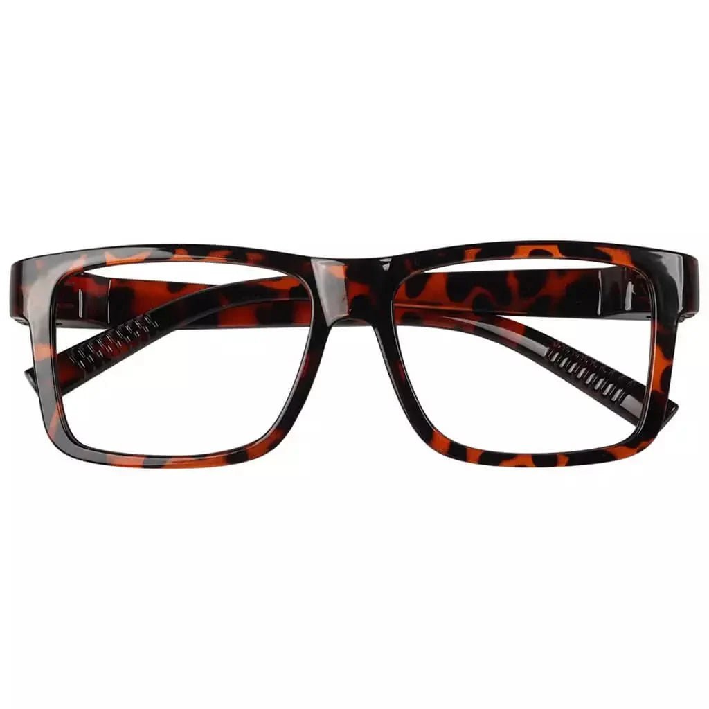 Eyeglasses Large Frame Metalless Screwless Spec Women Men Zero Power