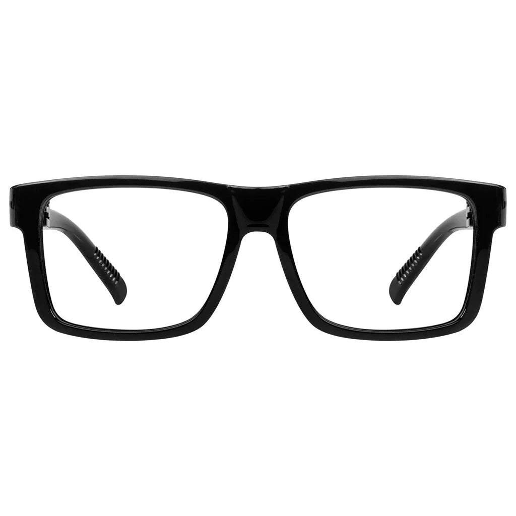 Eyeglasses Large Frame Metalless Screwless Spec Women Men Zero Power