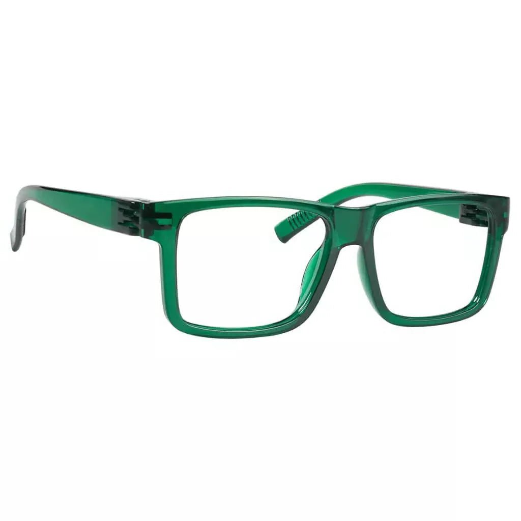 Eyeglasses Large Frame Metalless Screwless Spec Women Men Zero Power