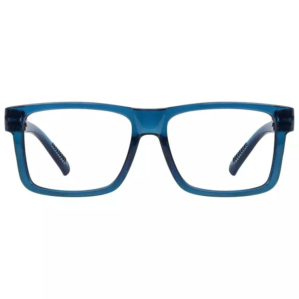 Eyeglasses Large Frame Metalless Screwless Spec Women Men Zero Power
