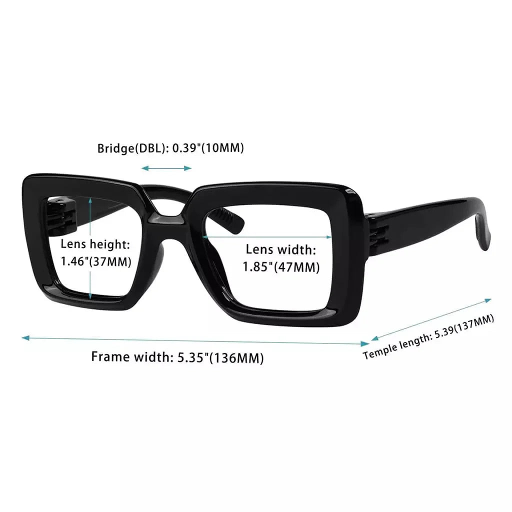 Eyeglasses Trendy Metalless Screwless Spec Women Zero Power
