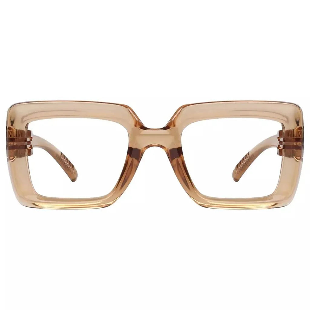Eyeglasses Trendy Metalless Screwless Spec Women Zero Power