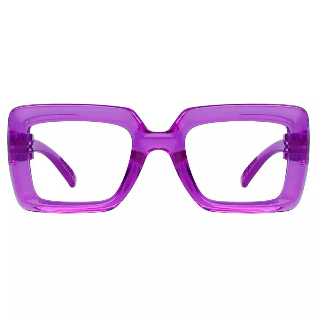 Reading Glasses Trendy Metalless Screwless Spring Hinge Spec Women