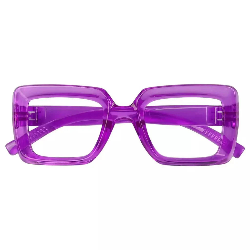 Reading Glasses Trendy Metalless Screwless Spring Hinge Spec Women