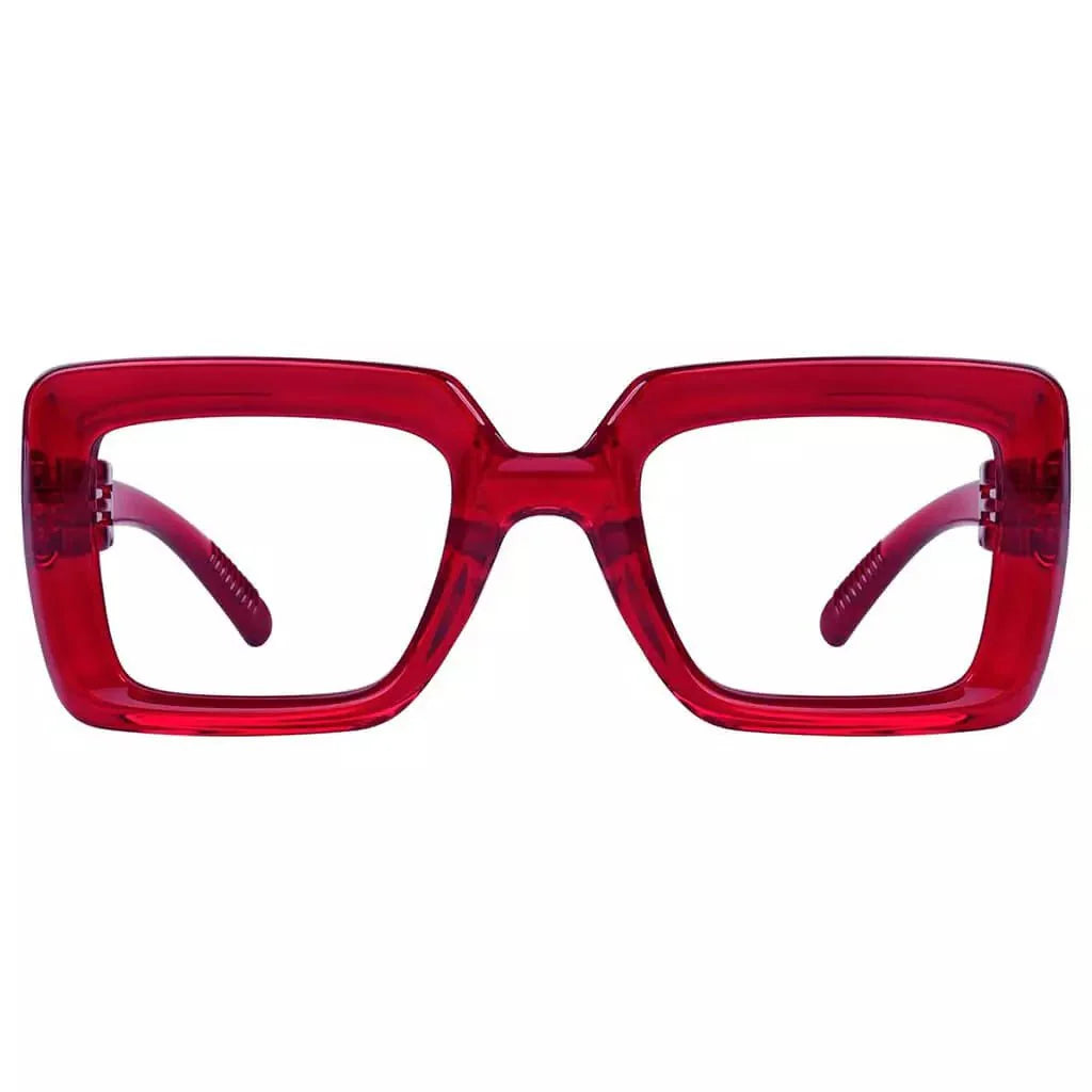 Reading Glasses Trendy Metalless Screwless Spring Hinge Spec Women