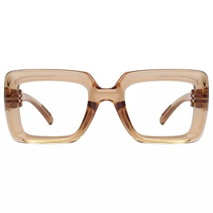 Reading Glasses Trendy Metalless Screwless Spring Hinge Spec Women