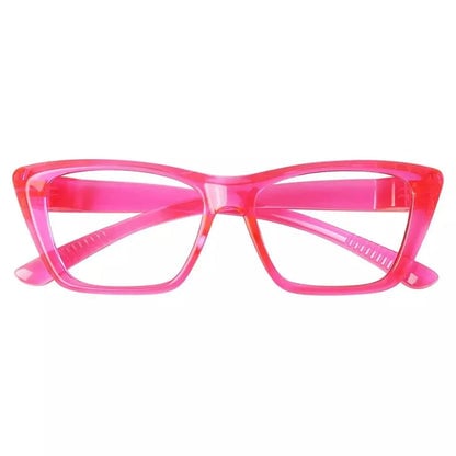 30% Blue Light Blocking Glasses Cat-eye Metalless Women R2514-B15