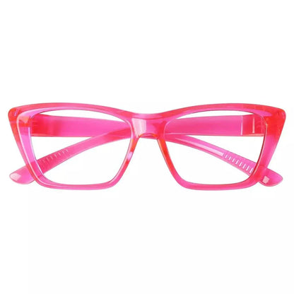 30% Blue Light Blocking Glasses Cat-eye Metalless Women R2514-B15