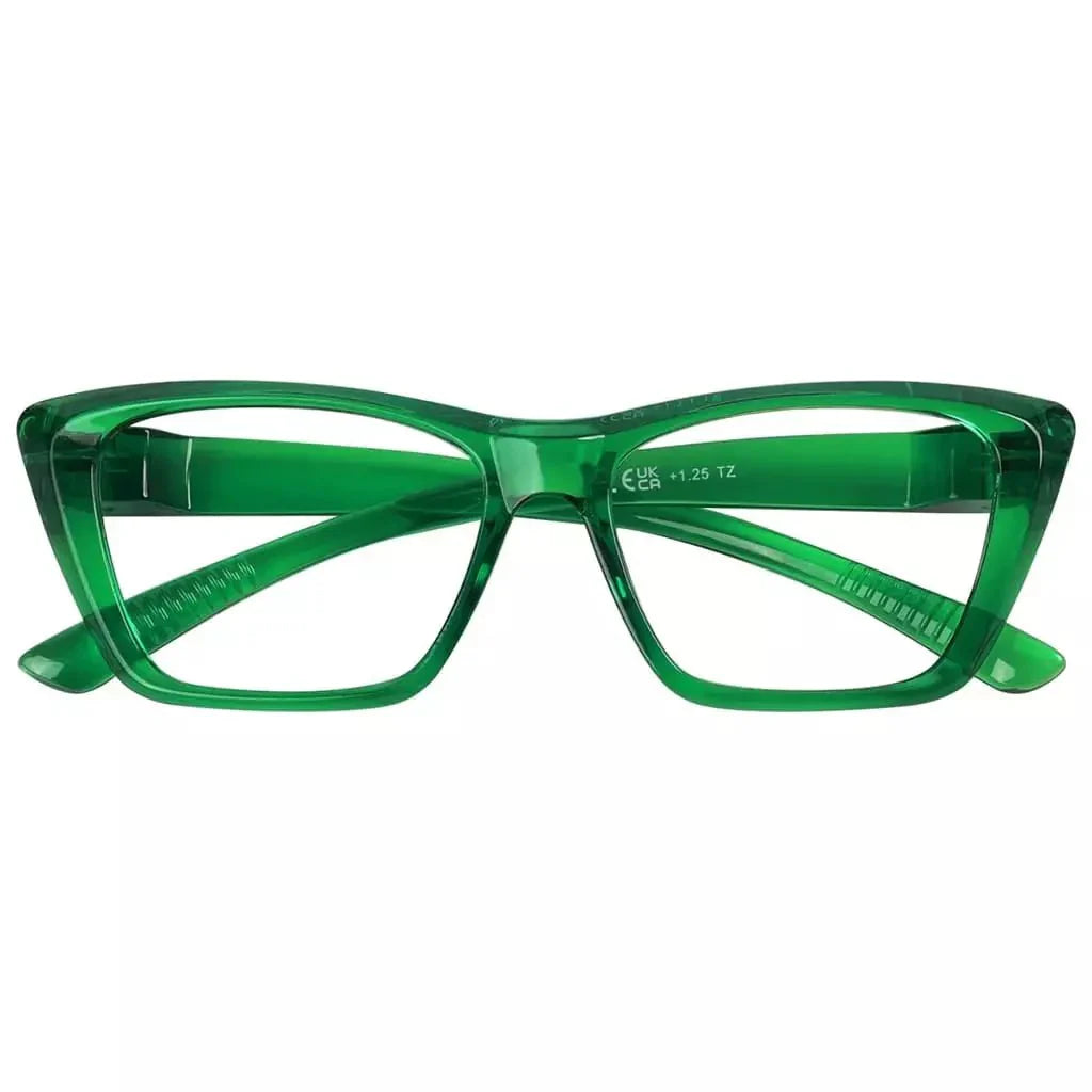 30% Blue Light Blocking Glasses Cat-eye Metalless Women R2514-B15