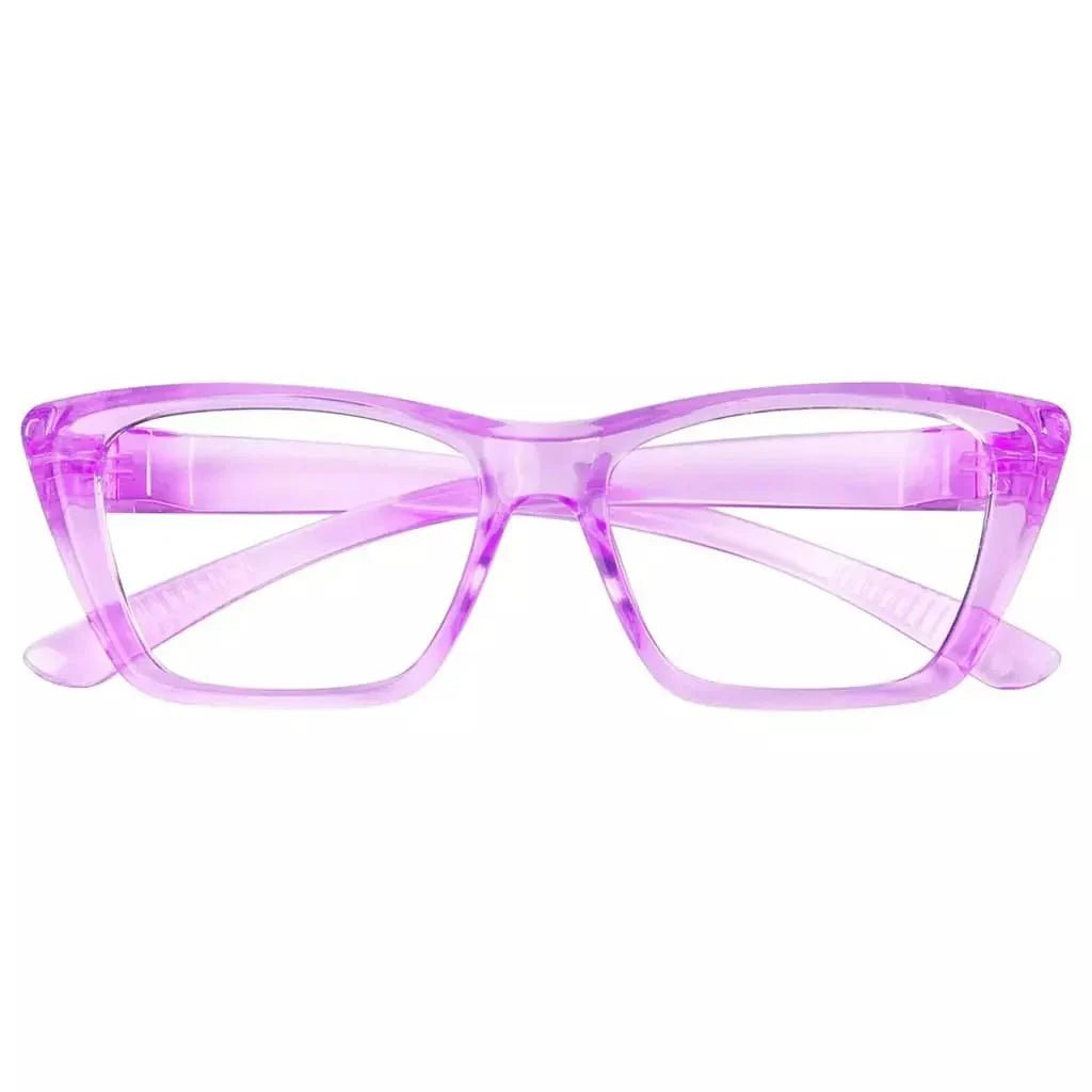 Eyeglasses Cat-eye Metalless Screwless Spec Women Zero Power