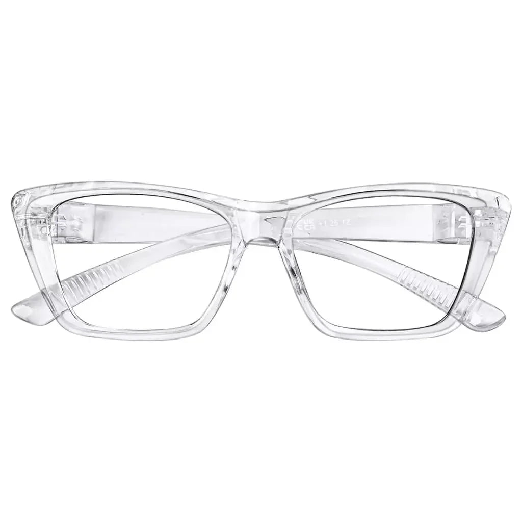 30% Blue Light Blocking Glasses Cat-eye Metalless Women R2514-B15