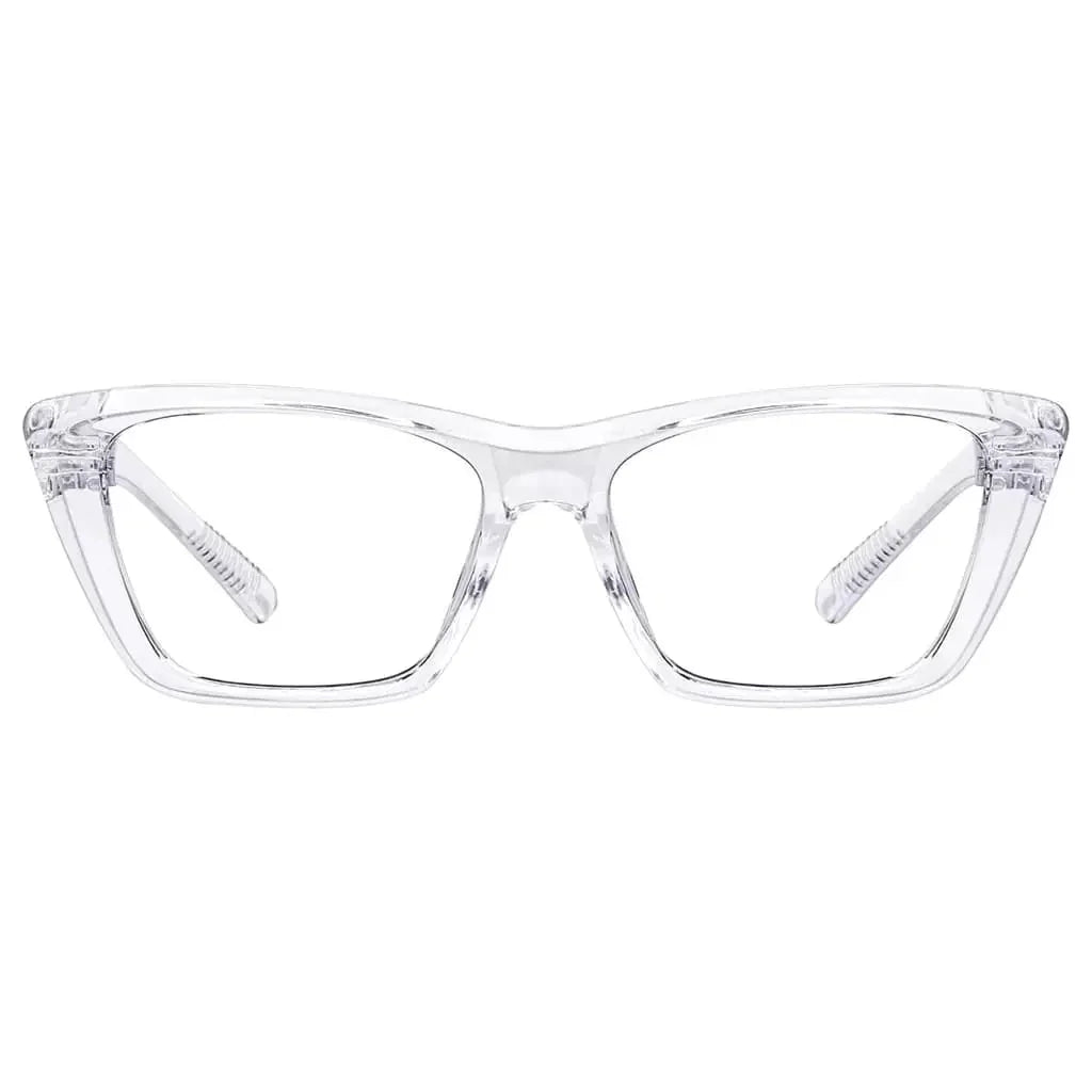 30% Blue Light Blocking Glasses Cat-eye Metalless Women R2514-B15