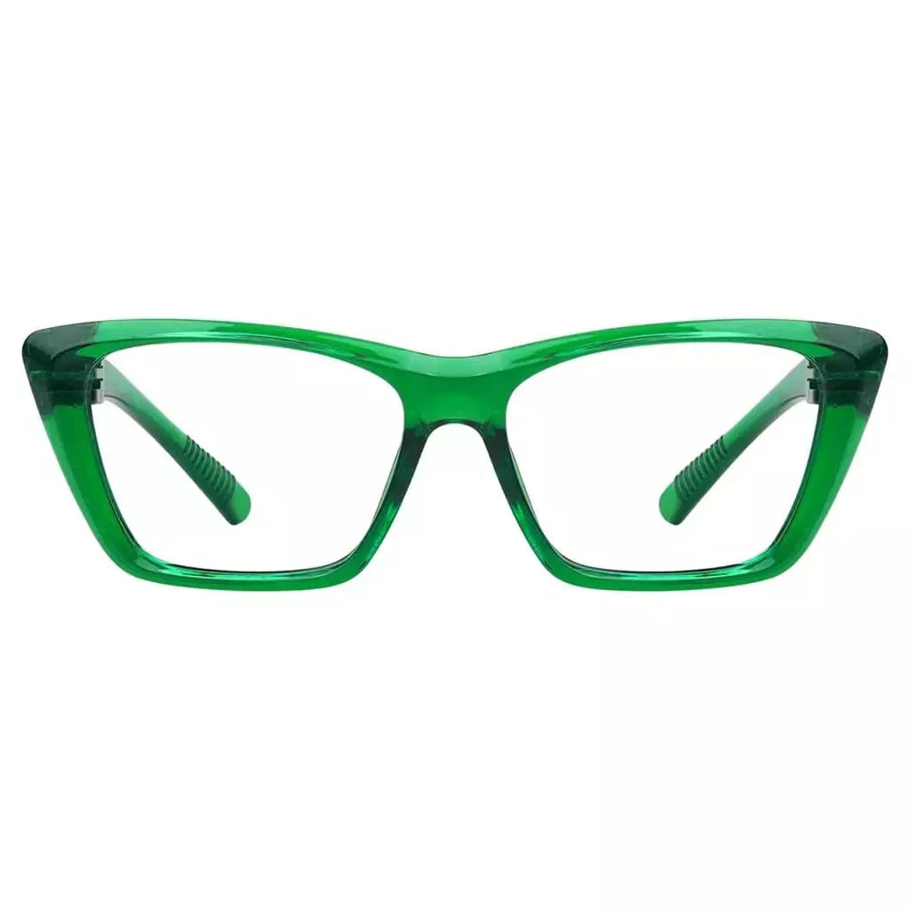 Eyeglasses Cat-eye Metalless Screwless Spec Women Zero Power