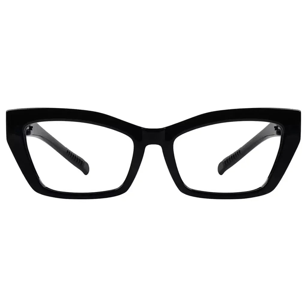 Eyeglasses Cat-eye Metalless Screwless Spec Women Zero Power