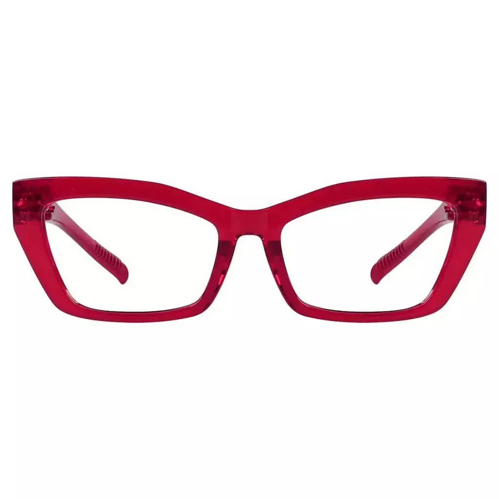Eyeglasses Cat-eye Metalless Screwless Spec Women Zero Power