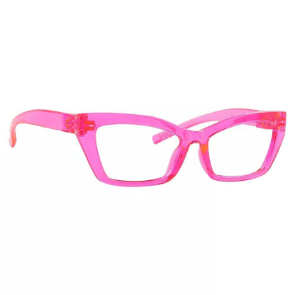 Eyeglasses Cat-eye Metalless Screwless Spec Women Zero Power