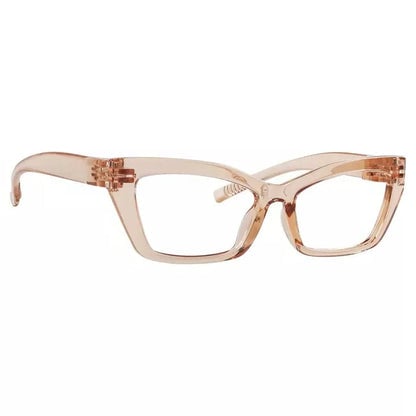 Eyeglasses Cat-eye Metalless Screwless Spec Women Zero Power