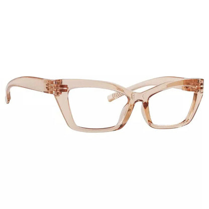 Eyeglasses Cat-eye Metalless Screwless Spec Women Zero Power