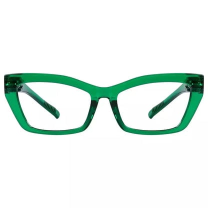Eyeglasses Cat-eye Metalless Screwless Spec Women Zero Power