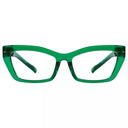 Eyeglasses Cat-eye Metalless Screwless Spec Women Zero Power