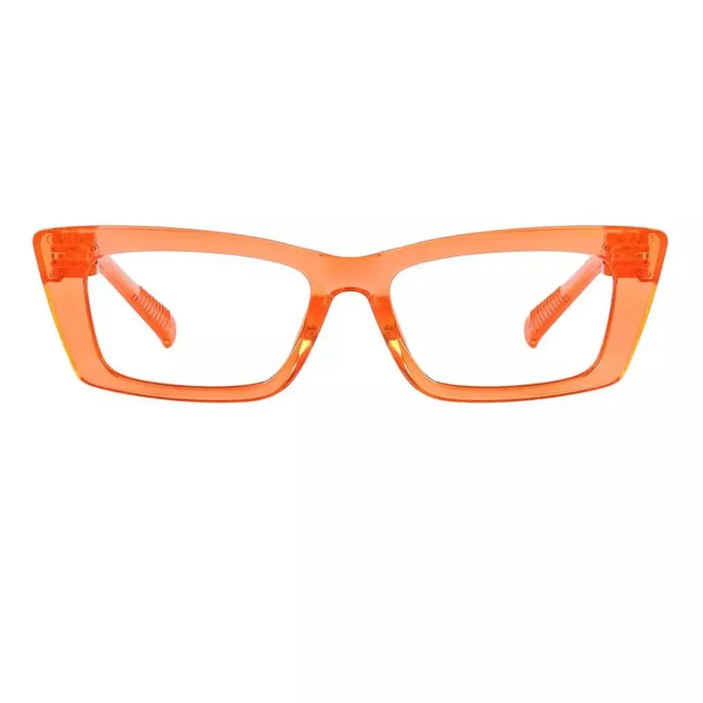 Cat-eye 30% Blue Light Blocking Metalless Screwless Eyeglasses R2501-B15