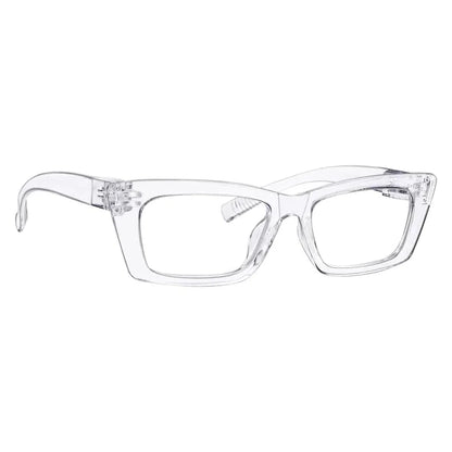 Cat-eye 30% Blue Light Blocking Metalless Screwless Eyeglasses R2501-B15