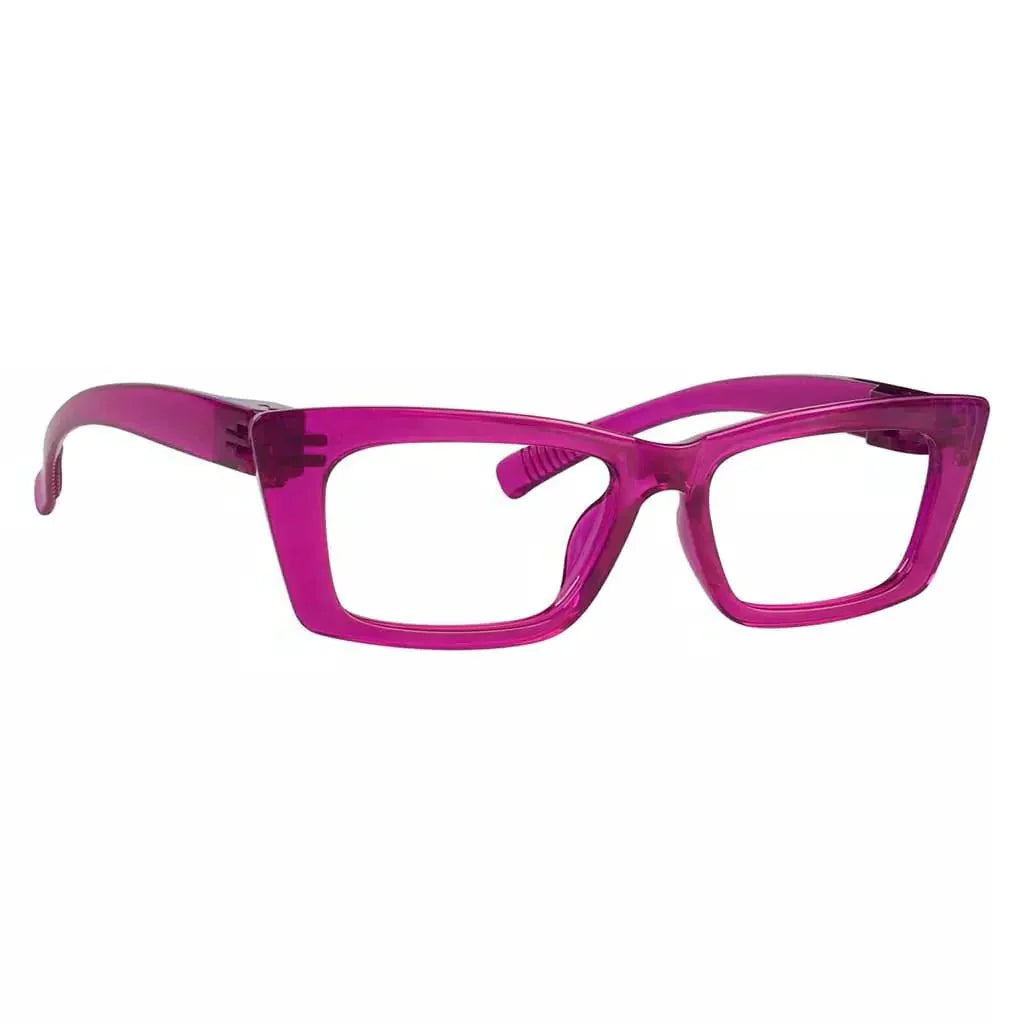 Cat-eye 30% Blue Light Blocking Metalless Screwless Eyeglasses R2501-B15