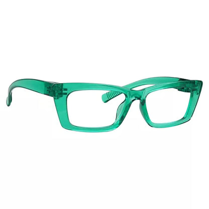 Cat-eye 30% Blue Light Blocking Metalless Screwless Eyeglasses R2501-B15