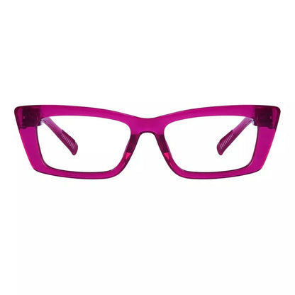 Eyeglasses Cat-eye Metalless Screwless Spec Women Zero Power