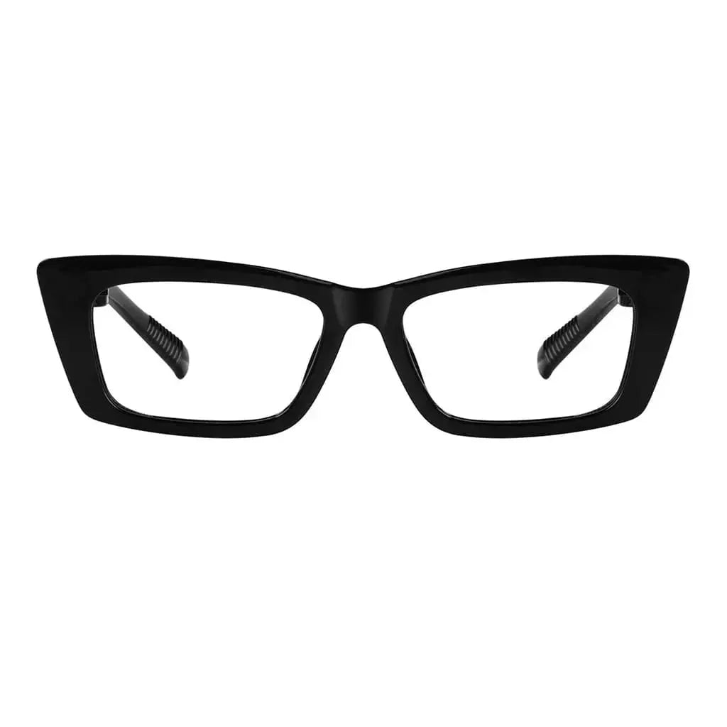 Cat-eye 30% Blue Light Blocking Metalless Screwless Eyeglasses R2501-B15