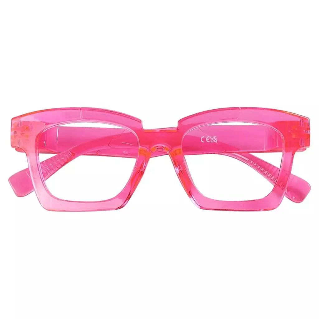 Eyeglasses Square Metalless Screwless Spec Zero Power Women