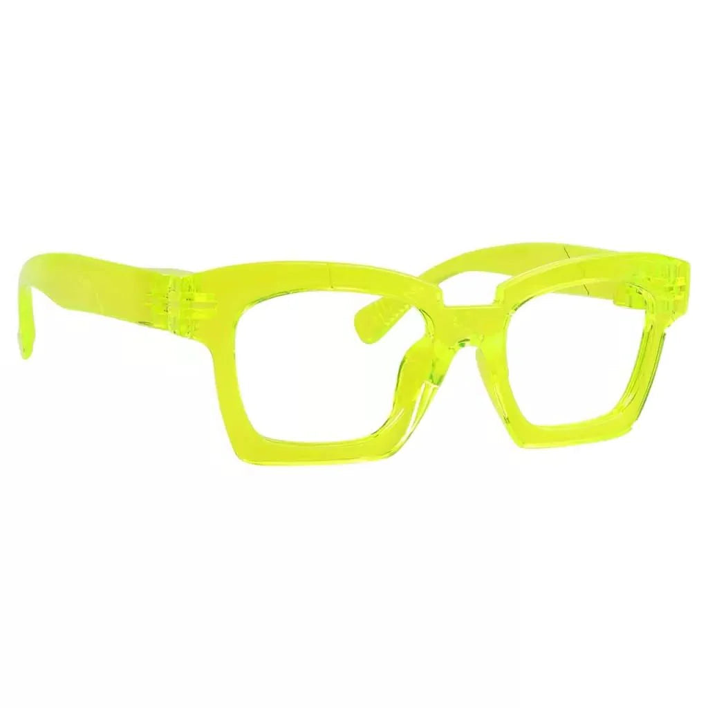 Eyeglasses Square Metalless Screwless Spec Zero Power Women