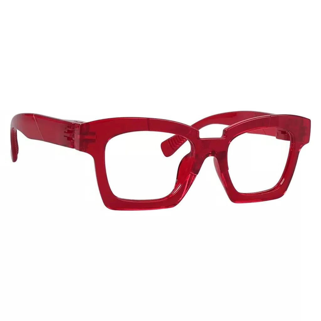 Eyeglasses Square Metalless Screwless Spec Zero Power Women