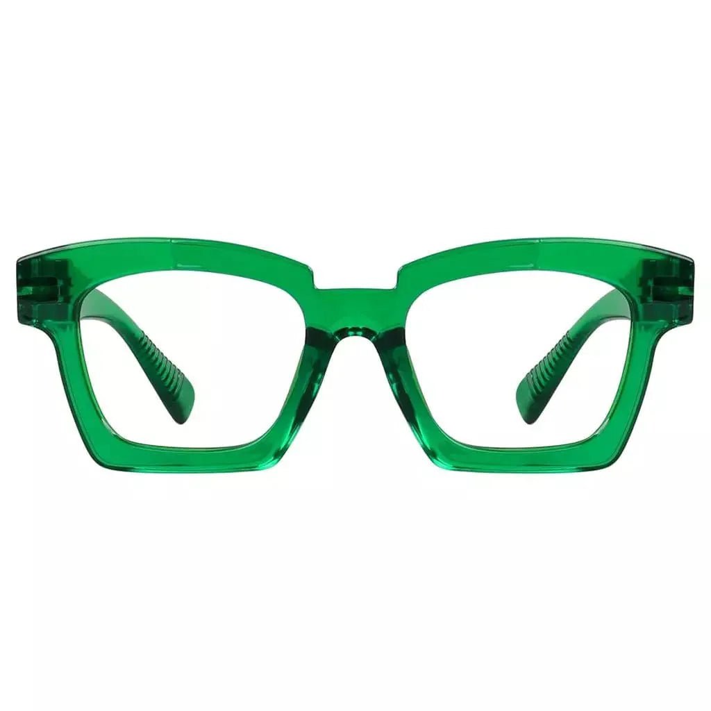 Eyeglasses Square Metalless Screwless Spec Zero Power Women