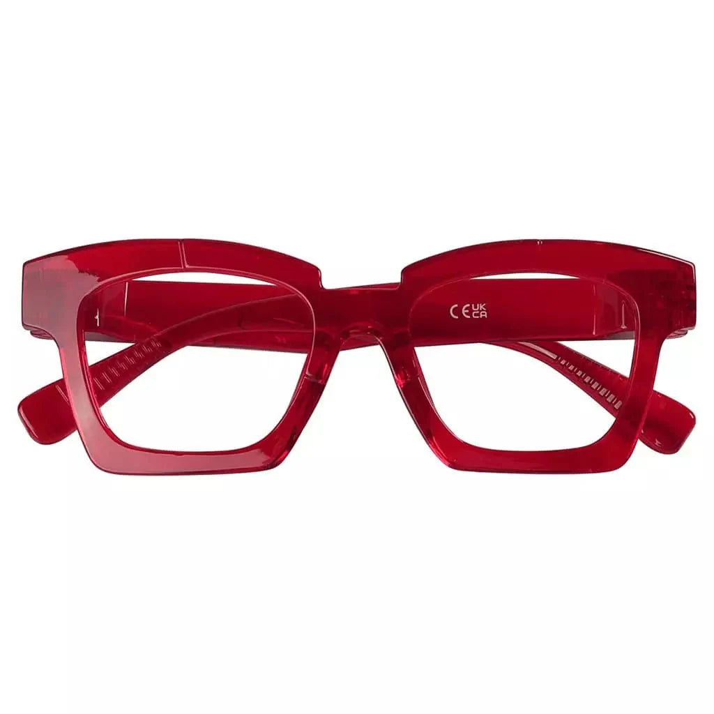 Eyeglasses Square Metalless Screwless Spec Zero Power Women