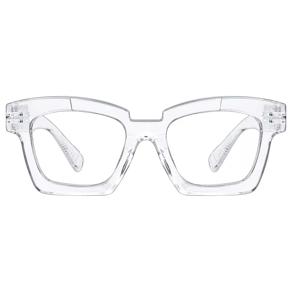 Eyeglasses Square Metalless Screwless Spec Zero Power Women
